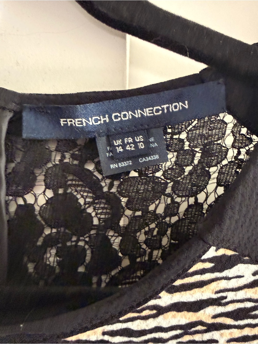 French Connection Zipper Back Sheath - Picture 4 of 6